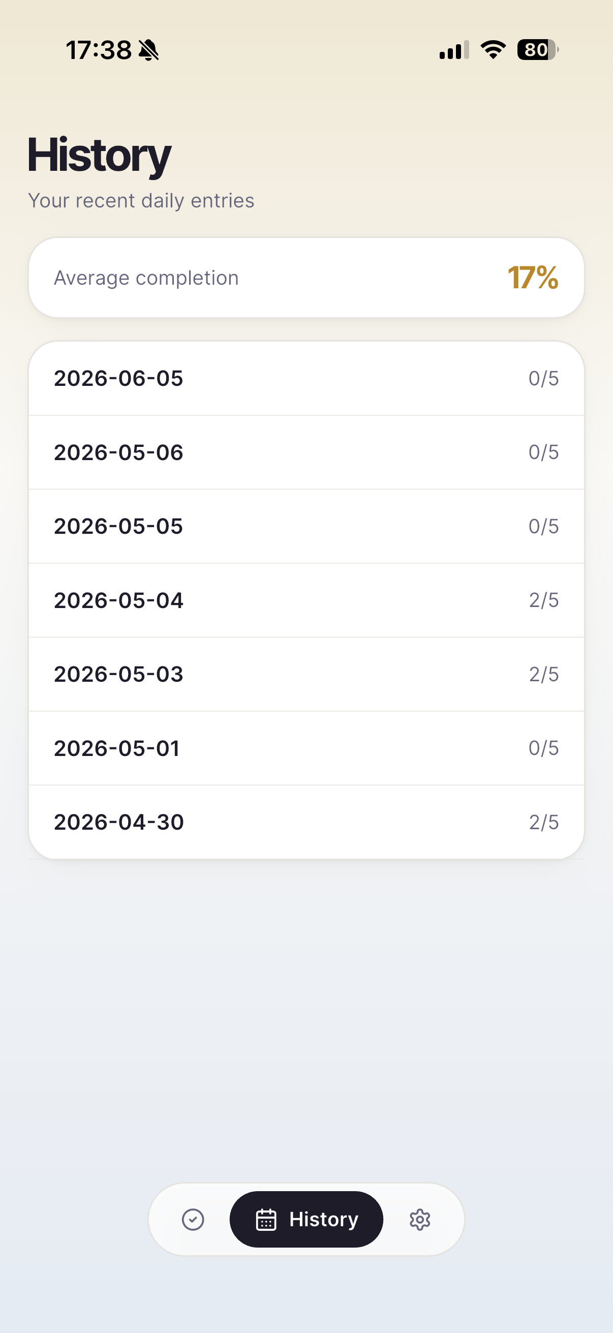 App screen 5